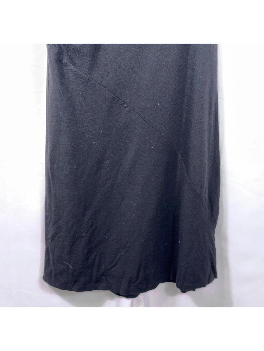 Diane von Furstenberg Black Sleeveless Midi Dress Size 8 - Picture 4 of 5